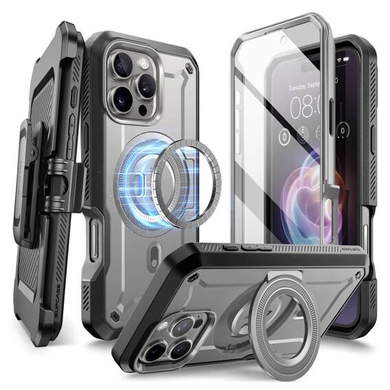 Case IPHONE 16 PRO Supcase UB Pro Mag MagSafe Tigrey gray