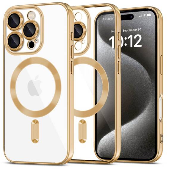 Case IPHONE 16 PRO Tech-Protect MagFlex MagSafe Shiny gold