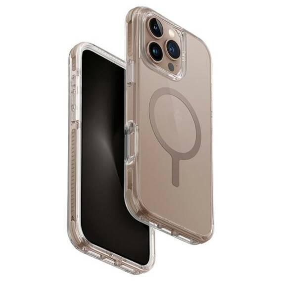 Case IPHONE 16 PRO UNIQ Combat Magclick Charging Taupe gold