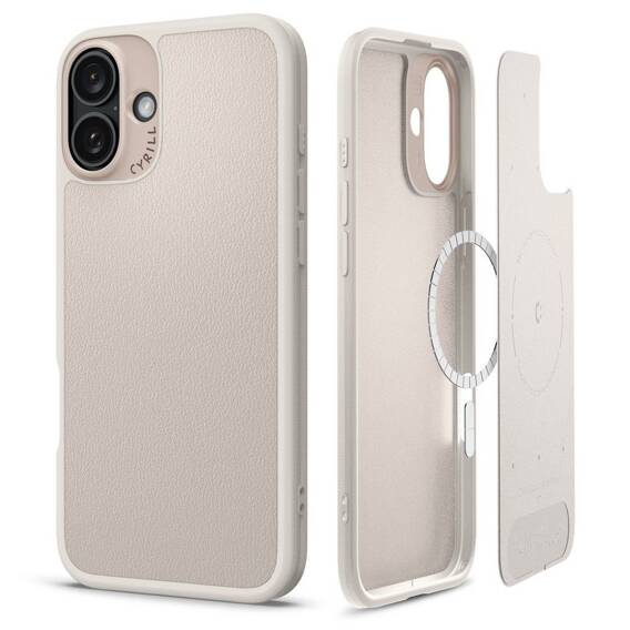 Case IPHONE 16 Spigen Cyrill Kajuk Mag MagSafe creamy