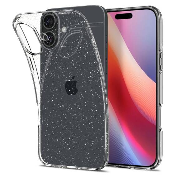 Case IPHONE 16 Spigen Liquid Crystal Glitter Crystal transparent