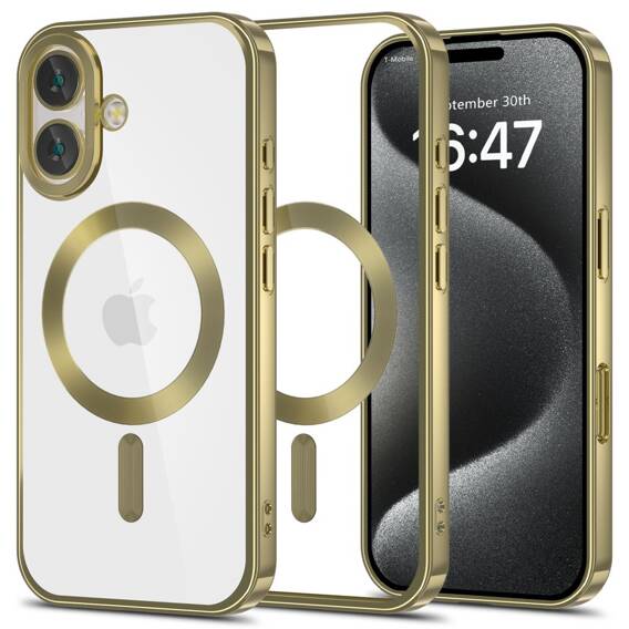 Case IPHONE 16 Tech-Protect MagFlex MagSafe Satin gold