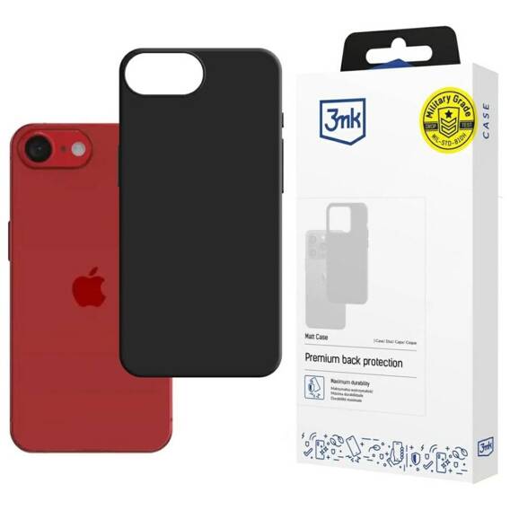 Case IPHONE 16E 3mk Matt Case black