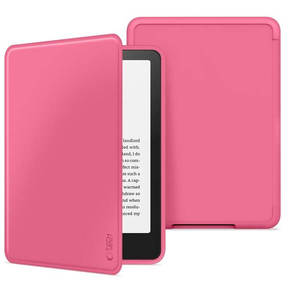 Case KINDLE PAPERWHITE VI / 6 / COLORSOFT / SIGNATURE EDITION Tech-Protect SmartCase pink