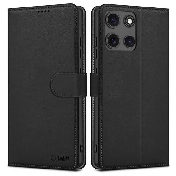 Case MOTO G15 / G15 POWER Tech-Protect Wallet Matte black