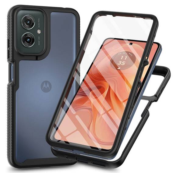 Case MOTOROLA MOTO G55 5G Tech-Protect Defense360 black