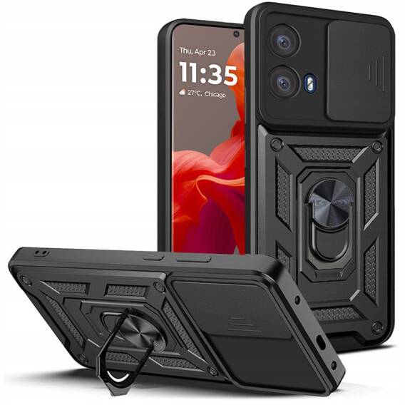 Case MOTOROLA MOTO G85 5G Tech-Protect Camshield Pro black