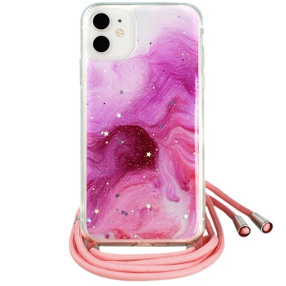 Case SAMSUNG GALAXY A02S Rope Glitter Case pink