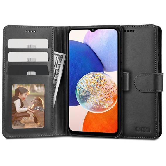 Case SAMSUNG GALAXY A14 5G Tech-Protect Wallet black