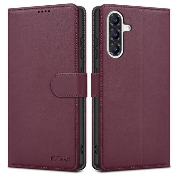 Case SAMSUNG GALAXY A36 5G Tech-Protect Wallet Mulberry