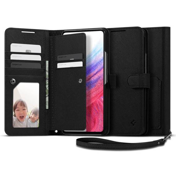 Case SAMSUNG GALAXY A53 5G Spigen Wallet S Plus black