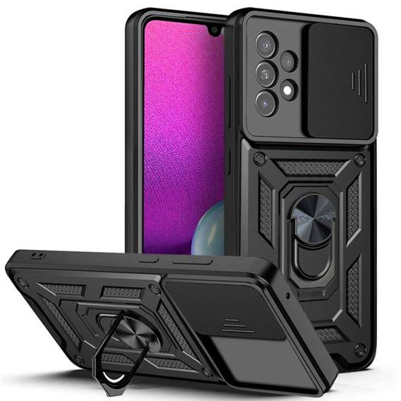 Case SAMSUNG GALAXY A53 5G Tech-Protect Camshield Pro black