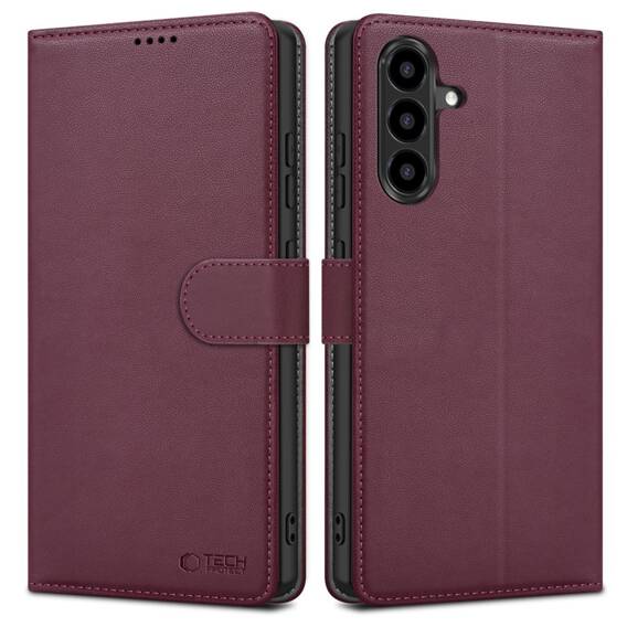 Case SAMSUNG GALAXY A56 5G Tech-Protect Wallet Mulberry