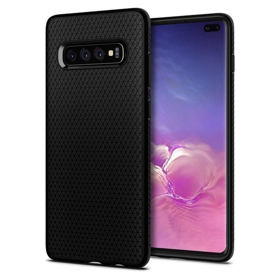 Case SAMSUNG GALAXY S10+ PLUS Spigen Liquid Air Matte black