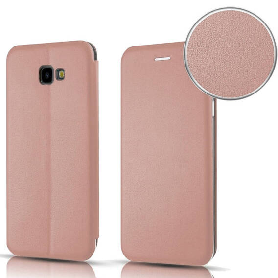 Case SAMSUNG GALAXY S23 FE Leatherette Wallet Flip Elegance light pink