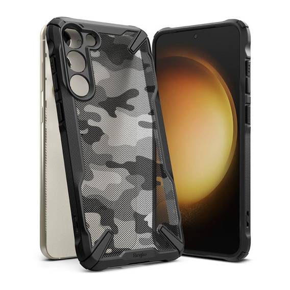 Case SAMSUNG GALAXY S23 Ringke Fusion-X Camo Black