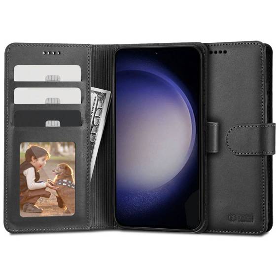 Case SAMSUNG GALAXY S23+ Tech-Protect Wallet black