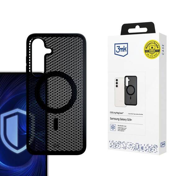 Case SAMSUNG GALAXY S24+ 3mk Cooling Magcase black