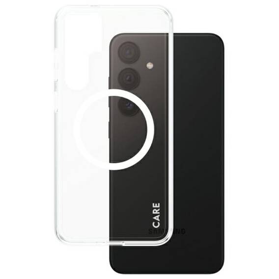 Case SAMSUNG GALAXY S24+ CARE by PanzerGlass Flagship QI 1154 transparent