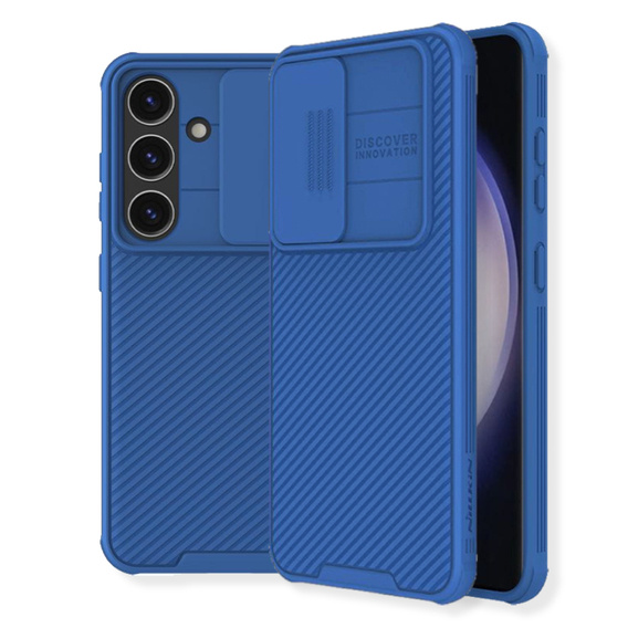 Case SAMSUNG GALAXY S24 Nillkin CamShield Pro blue