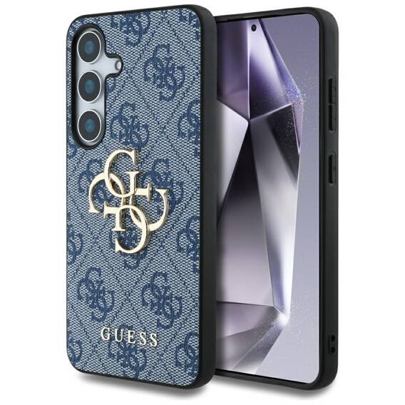 Case SAMSUNG GALAXY S25 Guess Big 4G Logo Classic Logo blue