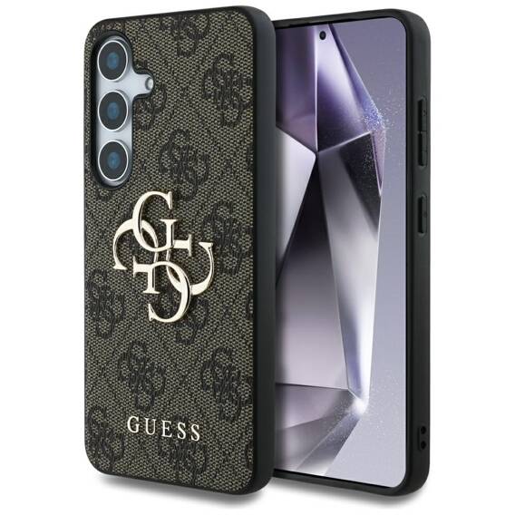 Case SAMSUNG GALAXY S25+ Guess Big 4G Logo Classic Logo brown