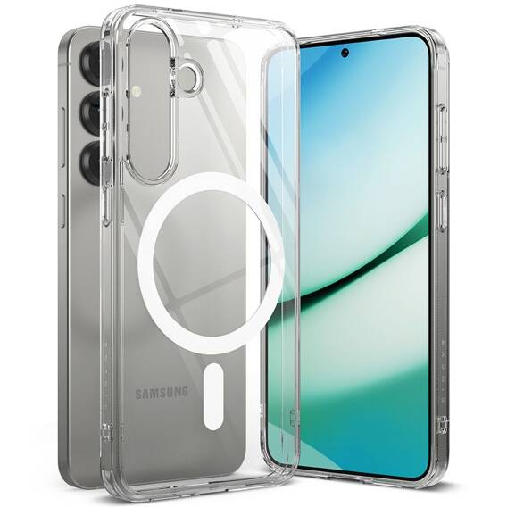 Case SAMSUNG GALAXY S25+ Ringke Fusion Magnetic MagSafe Clear transparent