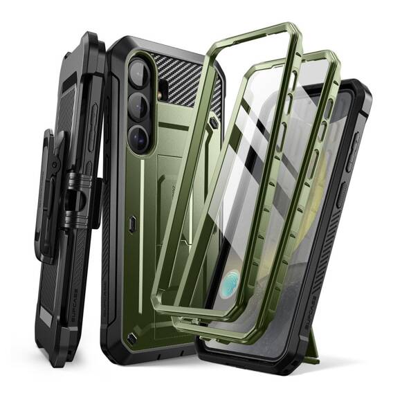 Case SAMSUNG GALAXY S25 SupCase Unicorn Beetle Pro 2-set Guldan green