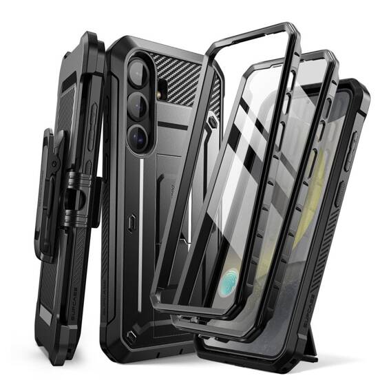 Case SAMSUNG GALAXY S25 SupCase Unicorn Beetle Pro 2-set black