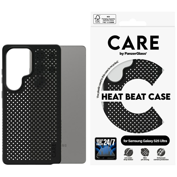 Case SAMSUNG GALAXY S25 ULTRA CARE by PanzerGlass Feature Heat Beat