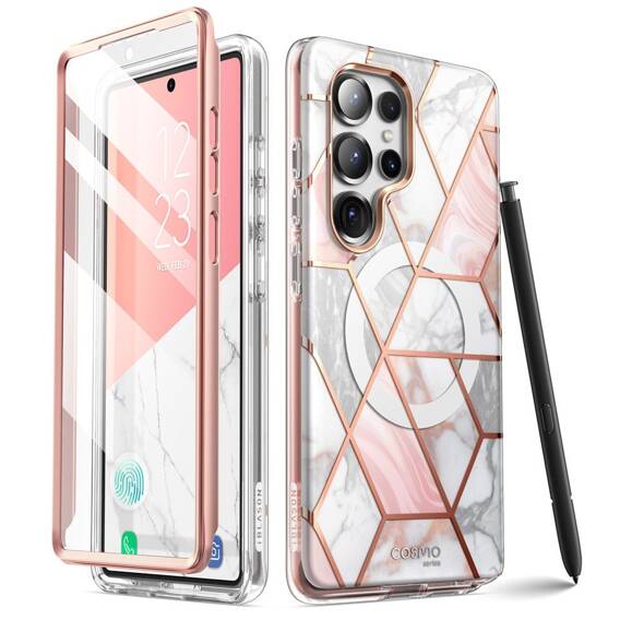 Case SAMSUNG GALAXY S25 ULTRA Supcase Cosmo MagSafe Marble