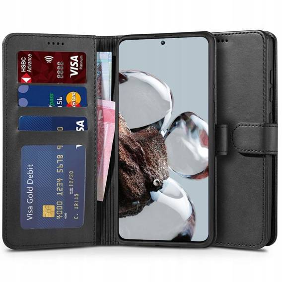 Case XIAOMI 12T / 12T Pro Tech-Protect Wallet black