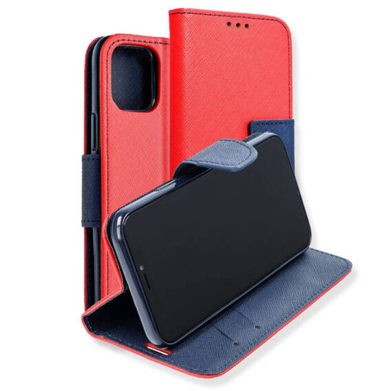 Case XIAOMI REDMI NOTE 12 4G Fancy Case Wallet with a Flap red-navy blue