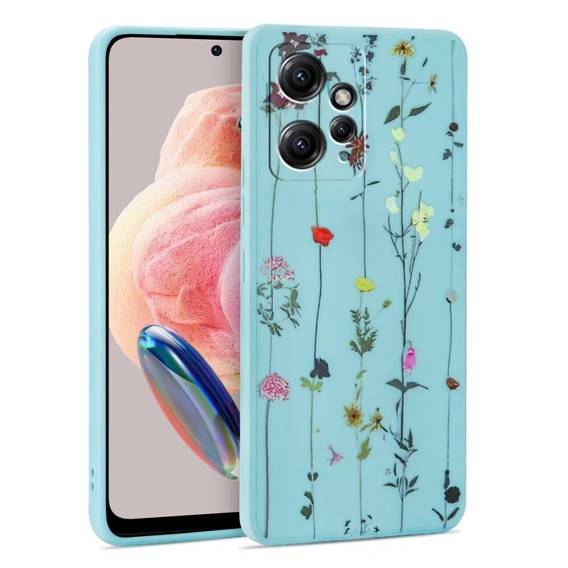 Case XIAOMI REDMI NOTE 12 4G Tech-Protect Mood Garden Blue blue