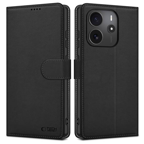 Case XIAOMI REDMI NOTE 14 4G Tech-Protect Wallet Matte black