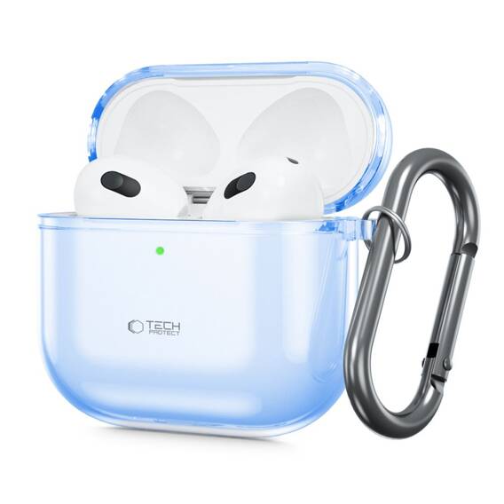 Case for APPLE AIRPODS 4 Tech-Protect Flexair Baby blue