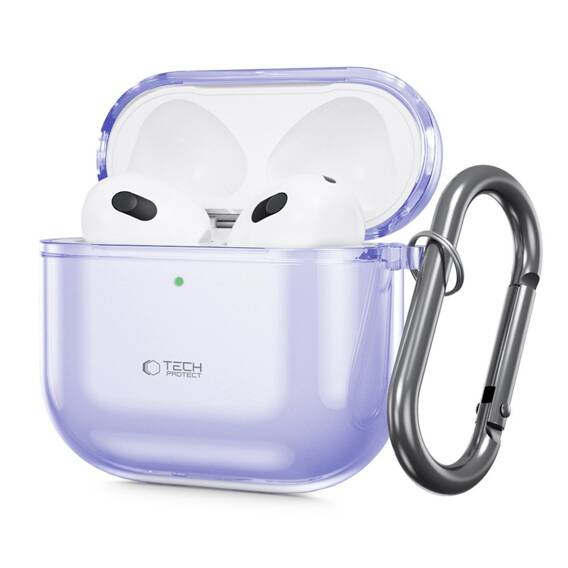 Case for APPLE AIRPODS 4 Tech-Protect Flexair purple