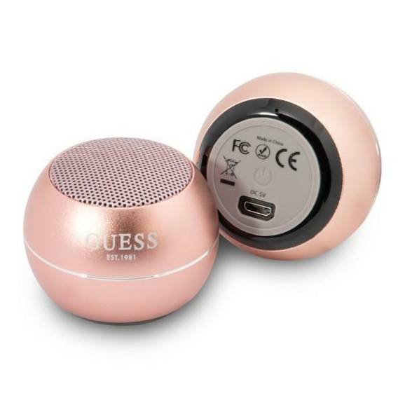 Guess Bluetooth speaker GUWSALGEP Speaker mini pink/pink