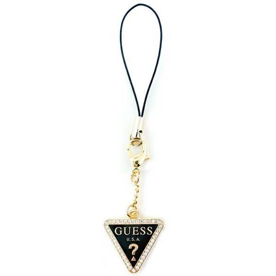 Guess GUCPMTDCK Phone Strap Triangle Diamond Charm with Rhinestones