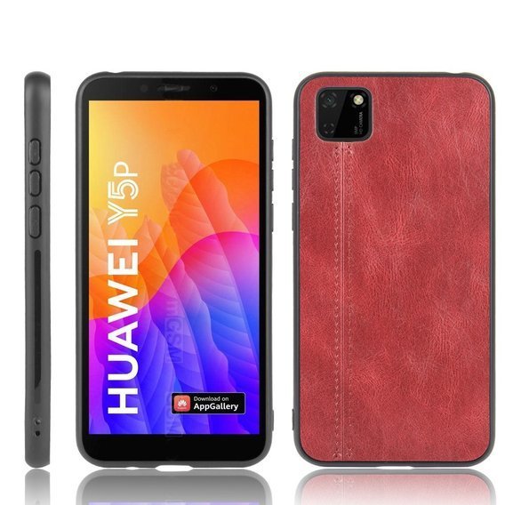 HUAWEI Y5P / HONOR 9S case Leather cover Hybrid case red