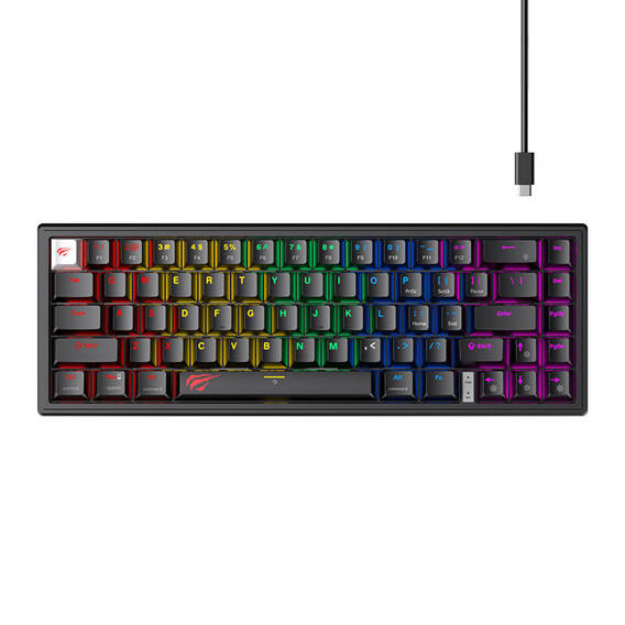 Havit KB874L RGB Black Gaming Keyboard