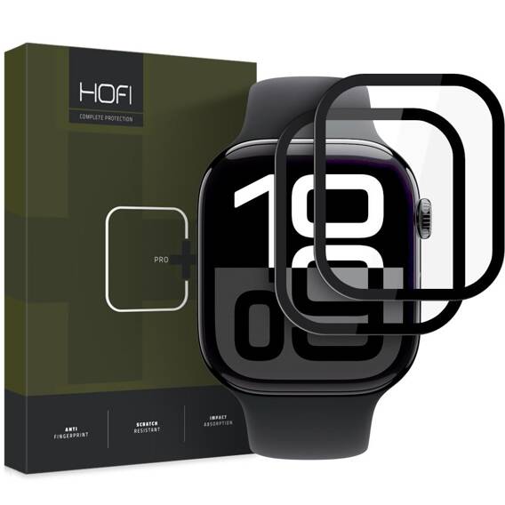 Hybrid Glass APPLE WATCH 10 (46MM) HOFI Hybrid Pro+ black