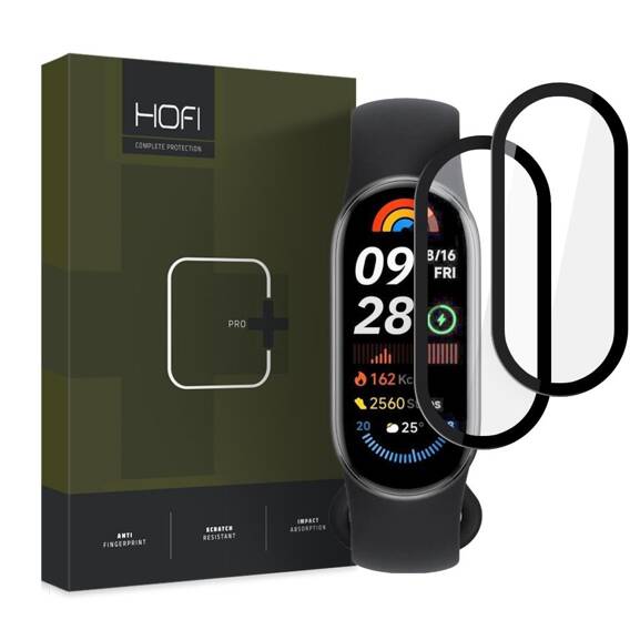 Hybrid Glass XIAOMI SMART BAND 9 / 9 NFC Hofi Hybrid Pro+ 2-pack black