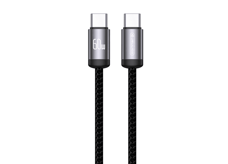 Jellico B27 USB-C - USB-C PD 60W cable 1m Black