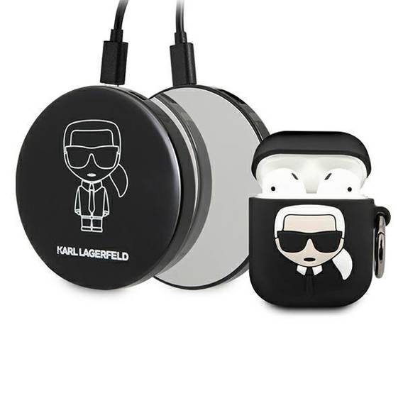 Karl Lagerfeld KLBPPBOA2K AirPods case + Ikonik Powerbank