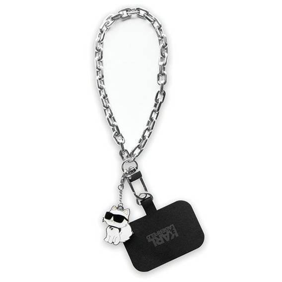 Karl Lagerfeld KLUCHCSKPK Universal Universal Hand Strap Choupette silver/silver