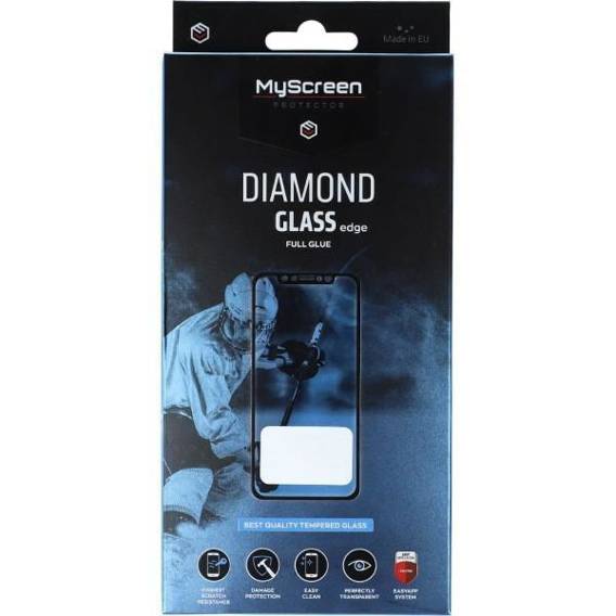 MS Diamond Glass Edge FG Sam A54 A546 black/black Full Glue