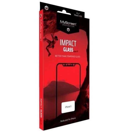 MS ImpactGLASS Edge 3D iPhone 7/8 Plus black/black HybrydGlass 8H