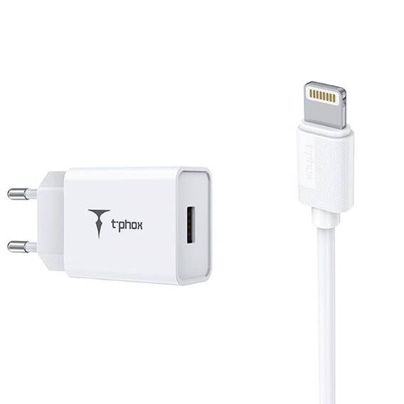 NETWORK ORDER T-PHOX MINI-EU LIGHTNING WHITE 1.2M 2.4A