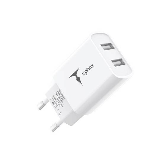 NETWORK ORDER T-PHOX POCKET SERIES 2xUSB TCC-224 12W WHITE